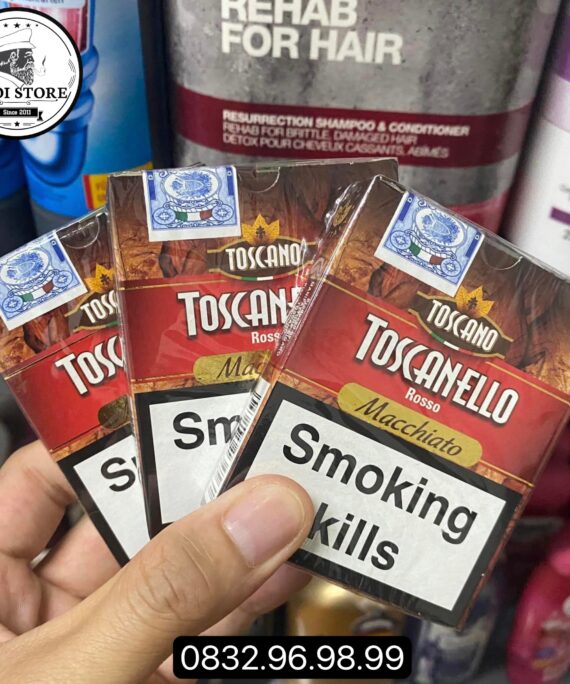 Xì Gà Mini Toscanello Rosso Caffe - 5 Bao