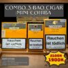Combo 3 Bao Xì Gà Mini Cohiba