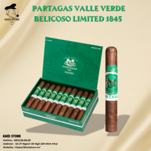 Xì Gà PARTAGAS VALLE VERDE BELICOSO Limited 1845