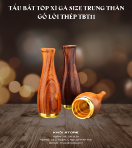 Tẩu Bắt Tóp Xì Gà Size Trung Thân Gỗ Lõi Thép TBT11 