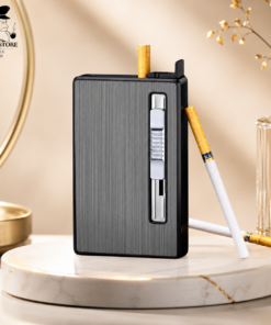 Hộp Đựng Thuốc Kèm Bật Khò Size Nhỏ Dài-20 Điếu