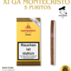 Xì Gà Montecristo 5 Puritos cao câp hộp 5 điếu
