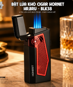 Bật Lửa Khò Cigar Hornet HR.BRU – BLK38