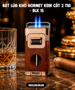 Bật lửa khò Hornet kèm cắt xì gà BKL15