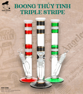 Boong Thủy Tinh Triple Stripe