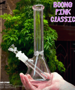 Boong Pink Classic – Boong thủy tinh hồng cổ điển