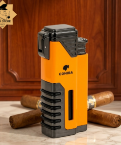 Bật Lửa Khò Xì Gà 4 Tia COHIBA COB5