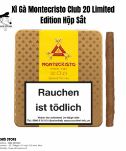 Xì Gà Montecristo Club 20 Limited Edition Hộp Sắt