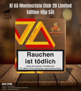 Xì Gà Montecristo Club 20 Limited Edition Hộp Sắt