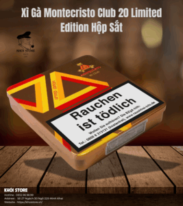 Xì Gà Montecristo Club 20 Limited Edition Hộp Sắt