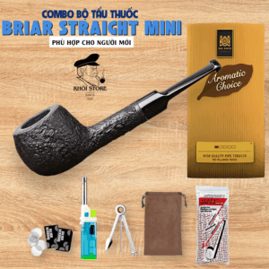 Combo Tẩu Thuốc Briar Straight Mini