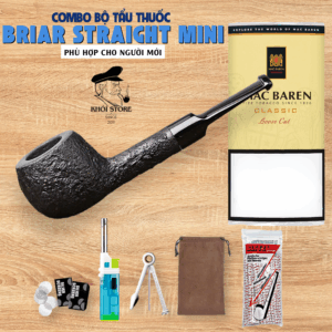 Combo Tẩu Thuốc Briar Straight Mini