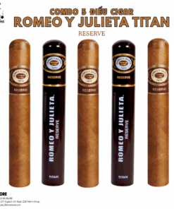 COMBO 5 ĐIẾU CIGAR ROMEO Y JULIETA TITAN RESERVE