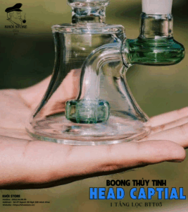 Boong Thủy Tinh Head Captial – 1 Tầng Lọc BTT05