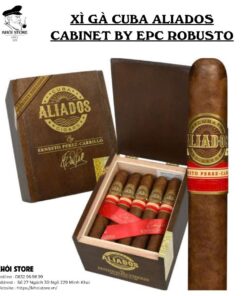 Xì Gà Aliados Cabinet by EPC Robusto - Hộp 20 Điếu Chính Hãng