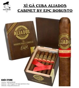 Xì Gà Aliados Cabinet by EPC Robusto - Hộp 20 Điếu Chính Hãng