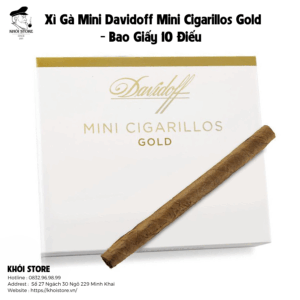 Xì Gà Mini Davidoff Mini Cigarillos Gold 
