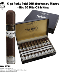 Xì gà Rocky Patel 20th Anniversary Maduro - Hộp 20 Điếu Chính Hãng