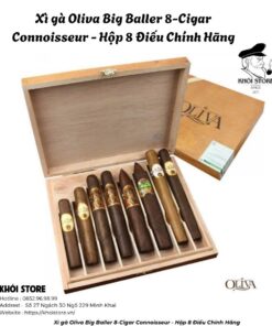 Xì gà Oliva Big Baller 8-Cigar Connoisseur - Hộp 8 Điếu Chính Hãng