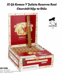 XÌ GÀ ROMEO Y JULIETA RESERVA REAL CHURCHILL – HỘP 10 ĐIẾU CHÍNH HÃNG