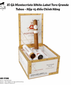 Xì Gà Montecristo White Label Toro Grande Tubos - Hộp 15 điếu Chính Hãng