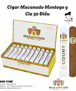 Cigar Macanudo Montego y Cia - Hộp 30 Điếu Chính Hãng