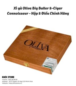 Xì gà Oliva Big Baller 8-Cigar Connoisseur - Hộp 8 Điếu Chính Hãng