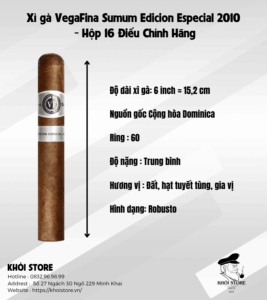 Xì gà VegaFina Sumum Edicion Especial 2010