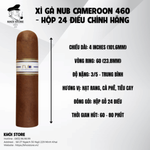 Xì gà Nub Cameroon 460 - Hộp 24 Điếu Chính Hãng