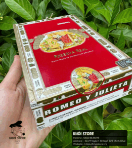 XÌ GÀ ROMEO Y JULIETA RESERVA REAL CHURCHILL – HỘP 10 ĐIẾU CHÍNH HÃNG