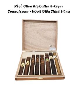 Xì gà Oliva Big Baller 8-Cigar Connoisseur - Hộp 8 Điếu Chính Hãng