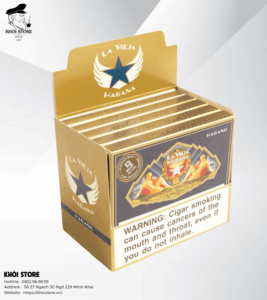 Xì Gà La Vieja Habana Bomberito CT 4×32 Natural – Hộp 10 Điếu Chính Hãng
