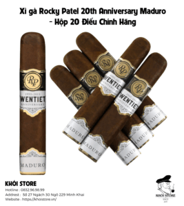 Xì gà Rocky Patel 20th Anniversary Maduro - Hộp 20 Điếu Chính Hãng