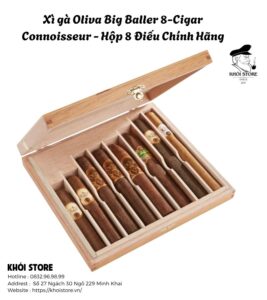 Xì gà Oliva Big Baller 8-Cigar Connoisseur - Hộp 8 Điếu Chính Hãng