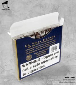 Xì Gà La Vieja Habana Bomberito CT 4×32 Natural – Hộp 10 Điếu Chính Hãng