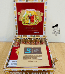 XÌ GÀ ROMEO Y JULIETA RESERVA REAL CHURCHILL – HỘP 10 ĐIẾU CHÍNH HÃNG