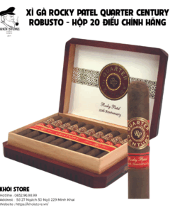 Xì Gà Rocky Patel Quarter Century Robusto - Hộp 20 Điếu Chính Hãng