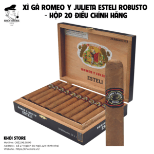 Xì Gà Romeo y Julieta Esteli Robusto - Hộp 20 Điếu Chính Hãng