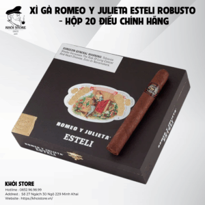 Xì Gà Romeo y Julieta Esteli Robusto - Hộp 20 Điếu Chính Hãng