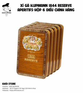Xì Gà H.Upmann 1844 Reserve Aperitifs-Hộp 6 Điếu Chính Hãng
