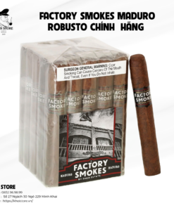 Factory Smokes Maduro Robusto Chính Hãng