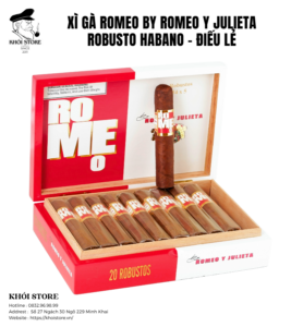 Xì gà Romeo By Romeo y Julieta Robusto Habano
