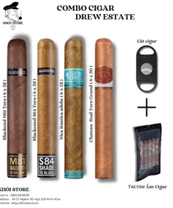 Combo 4 Điếu Cigar Drew Estate