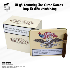 Xì gà Kentucky Fire Cured Ponies - hộp 10 điếu chính hãng 