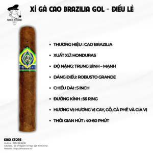 Xì Gà CAO Brazilia Gol – Điếu Lẻ