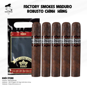 Factory Smokes Maduro Robusto Chính Hãng 