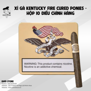 Xì gà Kentucky Fire Cured Ponies - hộp 10 điếu chính hãng 