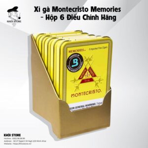 Xì gà Montecristo Memories - Hộp 6 Điếu