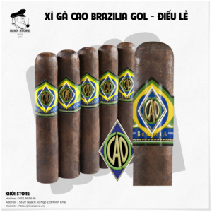 Xì Gà CAO Brazilia Gol – Điếu Lẻ