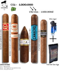 Combo 5 Điếu Xì Gà Mix Cao Cấp Số 002